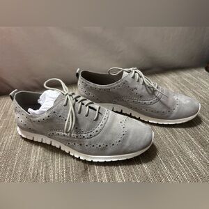 Cole Haan Zerogrand Gray Wingtip Sneakers Size 7